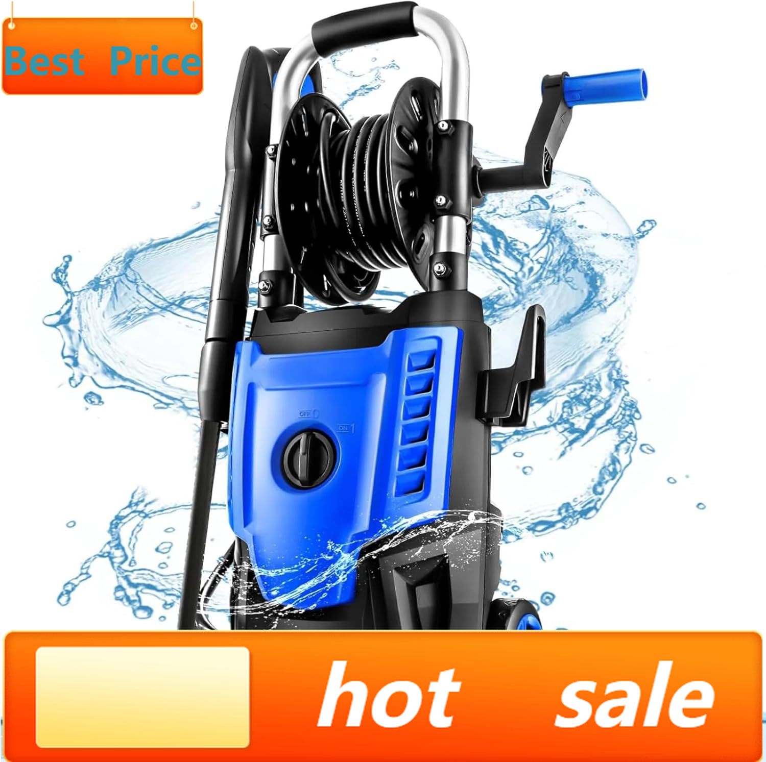 4800PSI Electric Pressure Wash - Electric Reel reseña y precio
