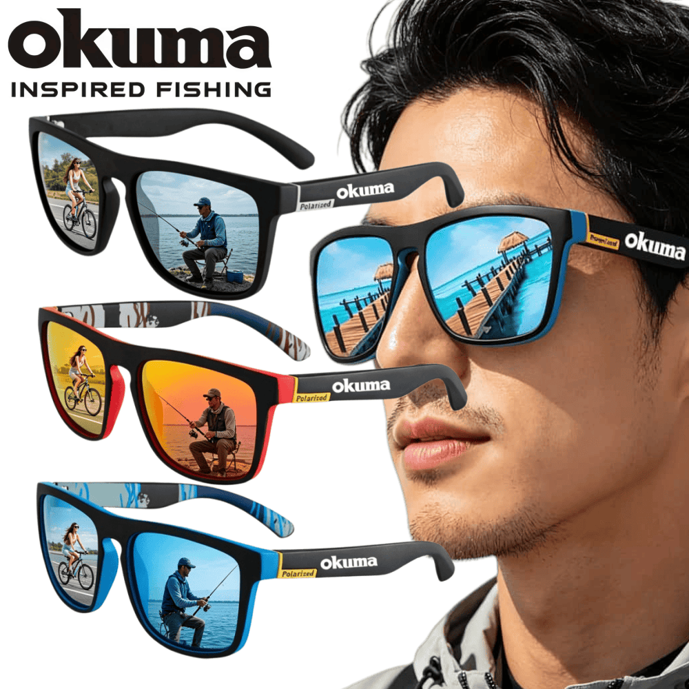 6 colors okuma Polarized Sungl - Surf Reel reseña y precio