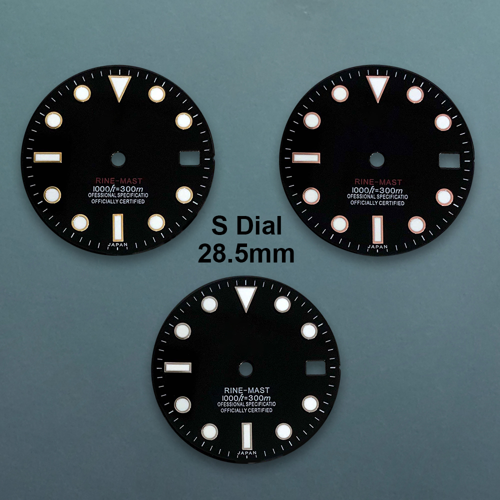 28.5mm S Logo SUB Dive Dial Fi - Reel Case reseña y precio