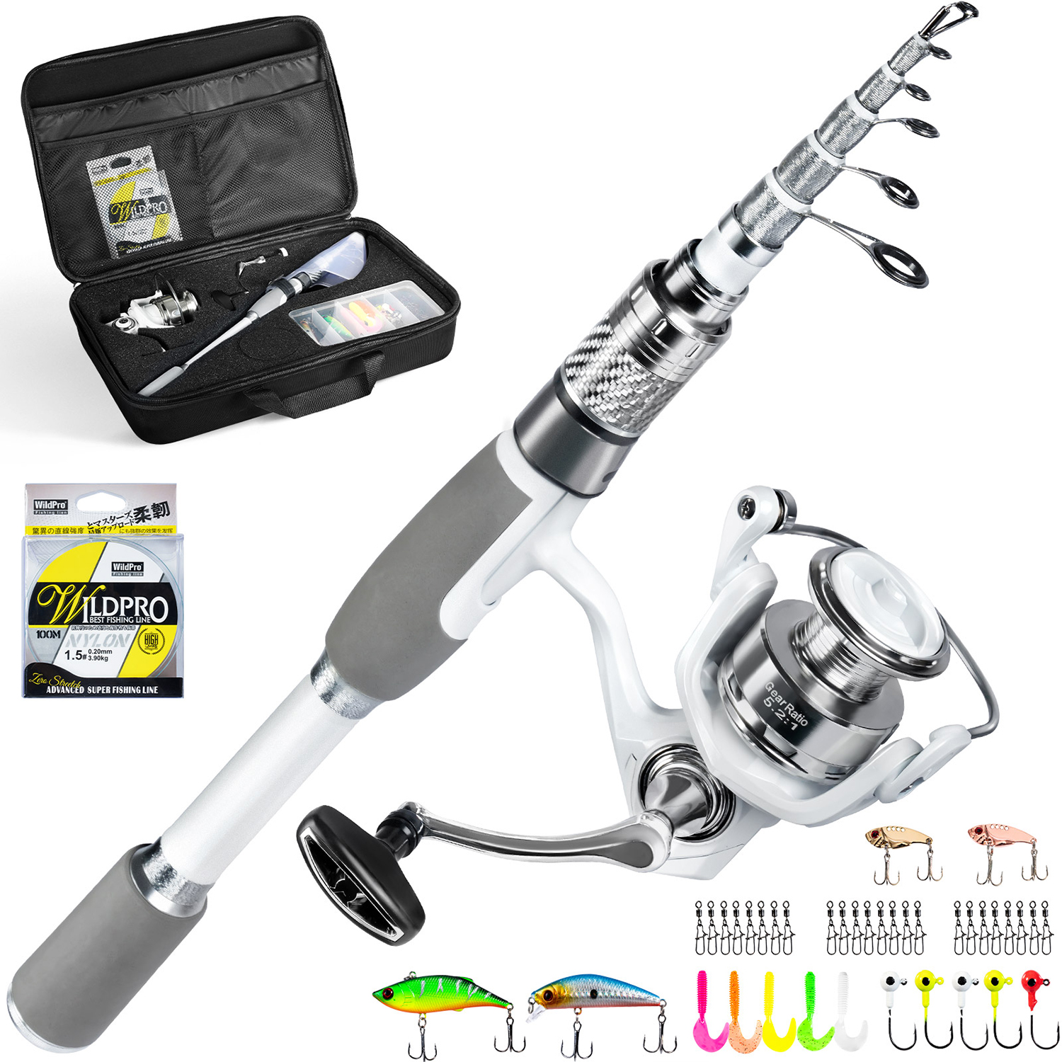 Ghosthorn Fishing Rod And Reel - Reel Bag reseña y precio
