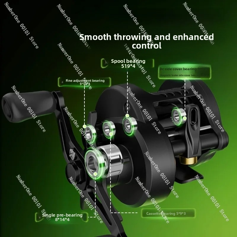 Electronic Magnetic Brake Fish - Conventional Reel reseña y precio