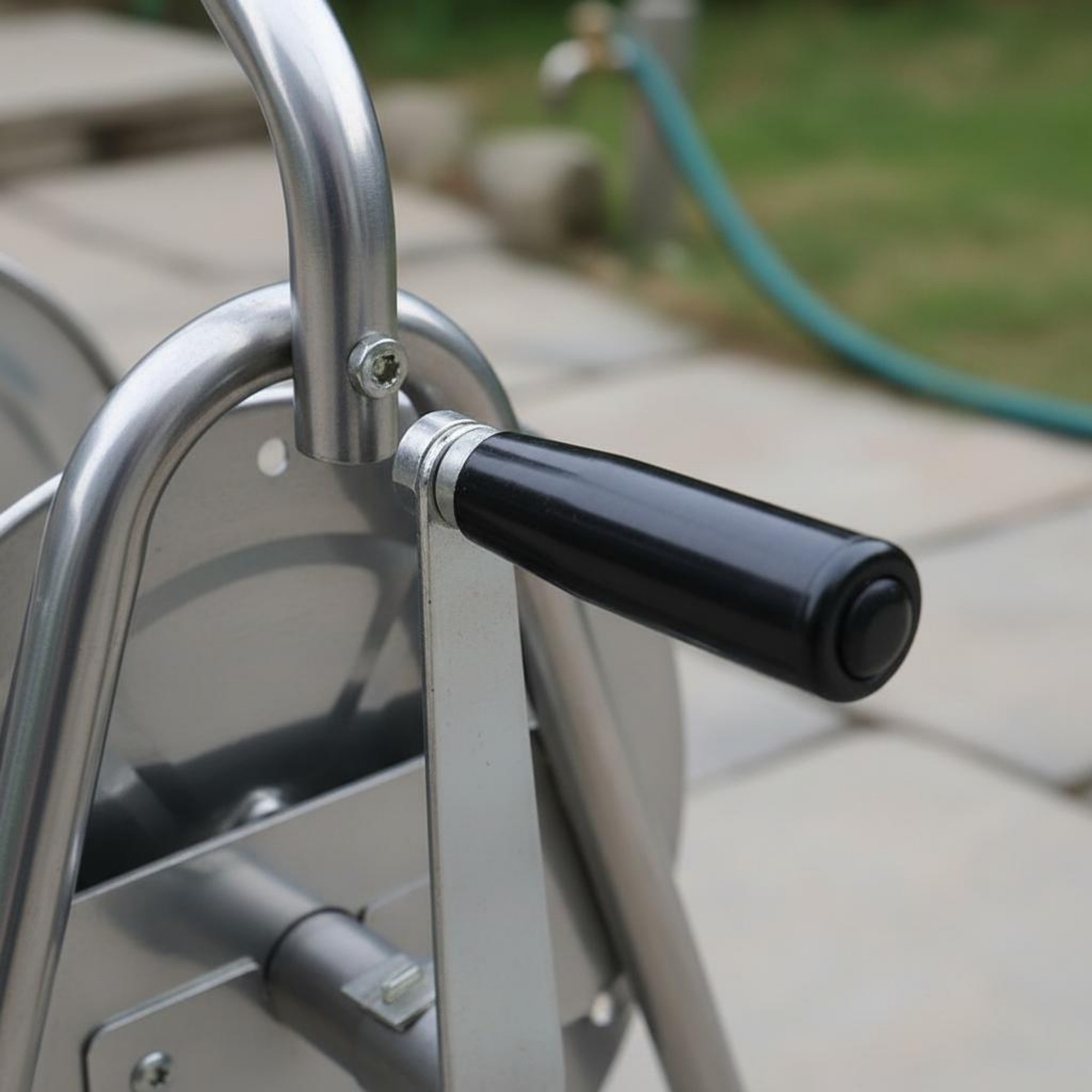 Metal Hose Reel Heavy Duty Gar - Conventional Reel reseña y precio
