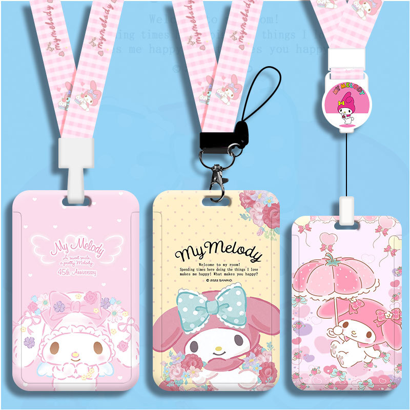 Melody  ID Badge Holder Lanyar - Reel Case reseña y precio