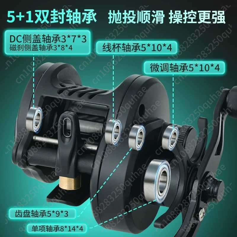 Micro Lure DC Reel, Dual-Use D - Baitcasting Reel reseña y precio