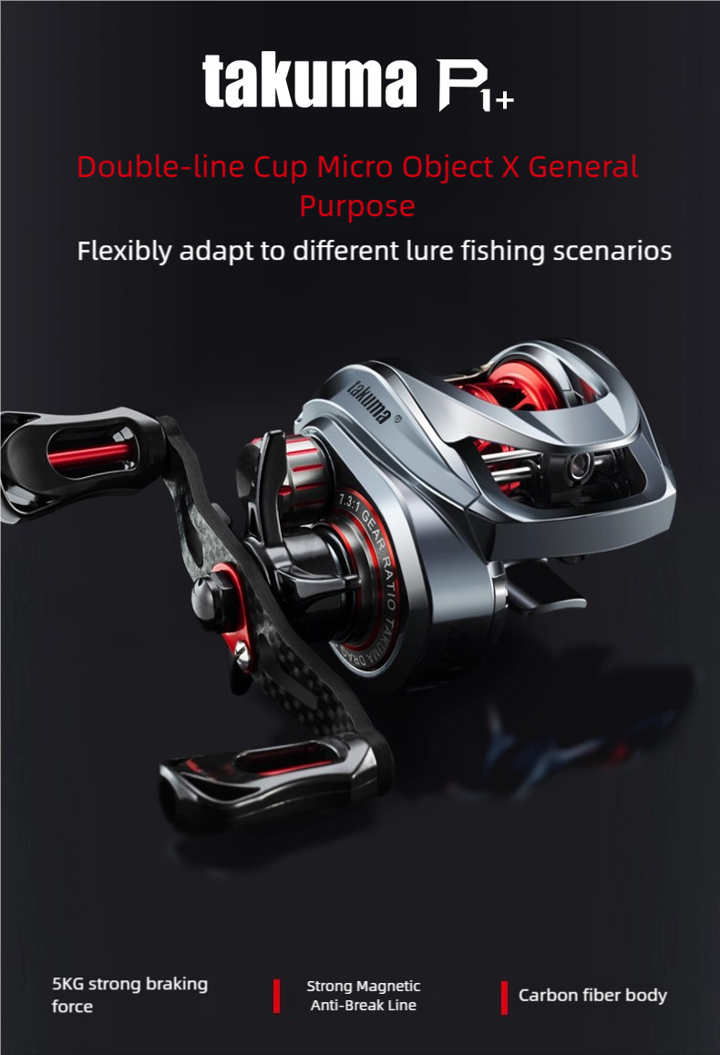 P1 Casting Reel, 7.3:1 Gear Ra - Reel Handle reseña y precio