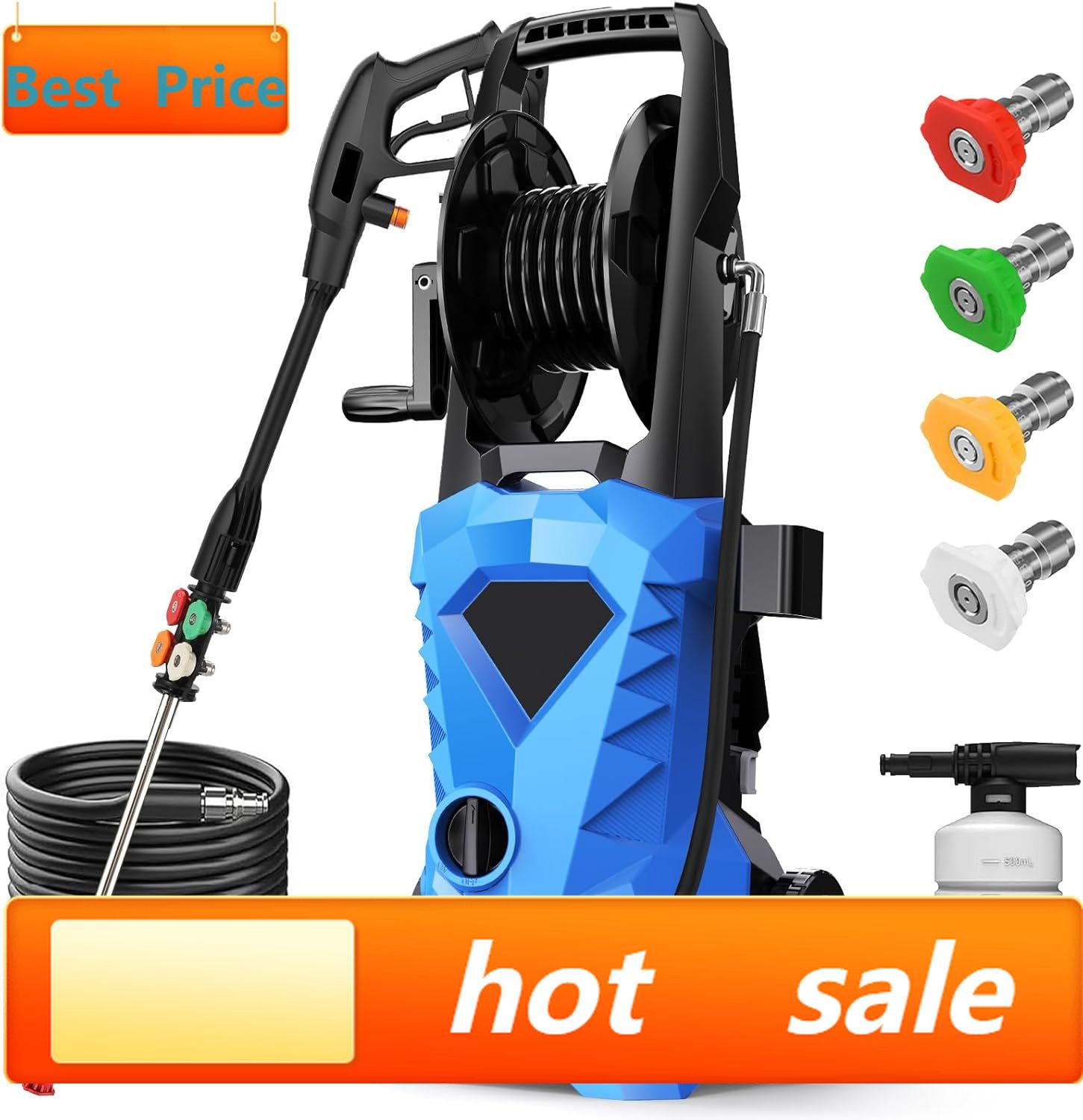 5000PSI Electric Pressure Wash - Electric Reel reseña y precio