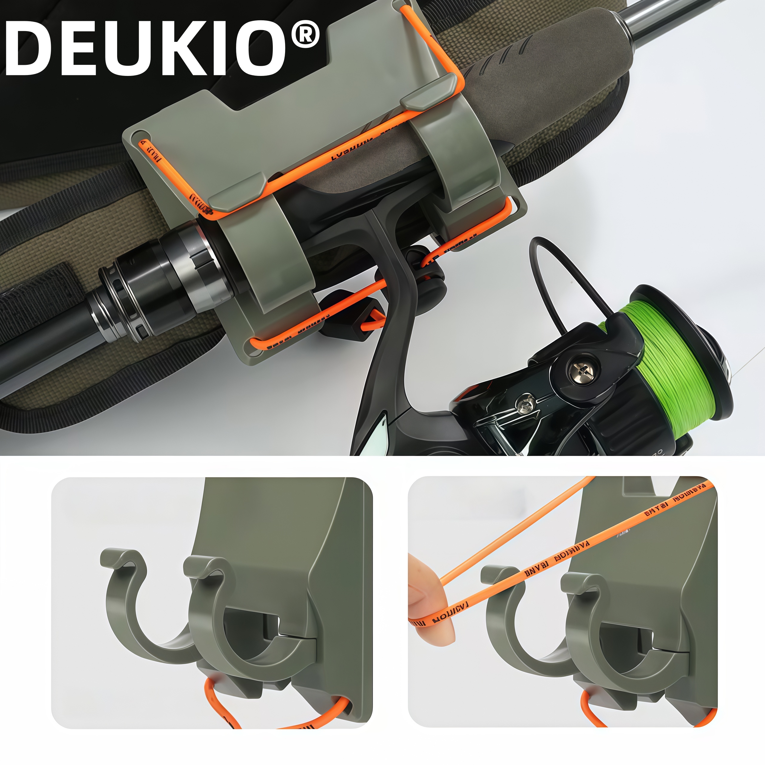DEUKIO Outdoor Belt Clip Rod H - Spinning Reel reseña y precio