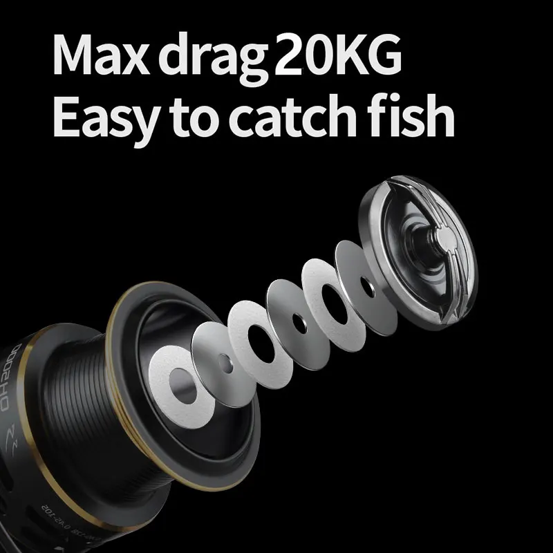 LINNHUE Carp Fishing Reel Spin - Reel Spare Spool reseña y precio