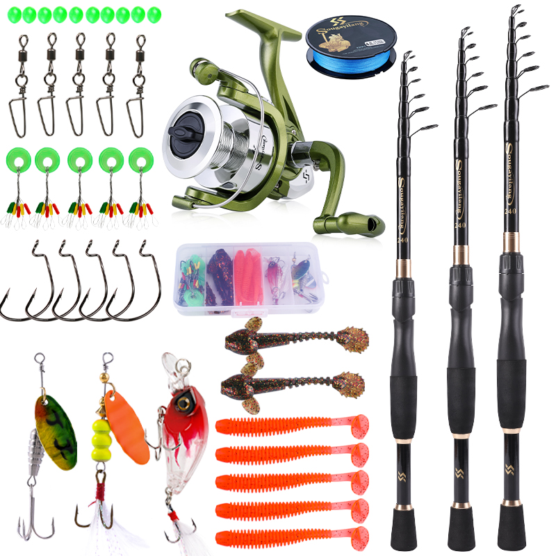 Sougayilang Telescopic Fishing - Spincast Reel reseña y precio