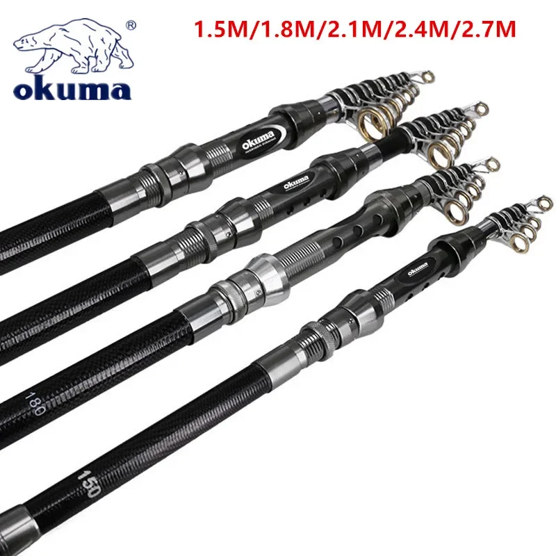 OKUMA New Carbon Rock Rod 1.5M - Surf Reel reseña y precio