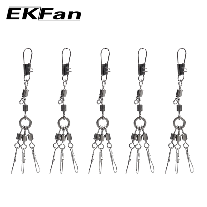 EKFan 5pcs Eight-shaped Ring C - Conventional Reel reseña y precio