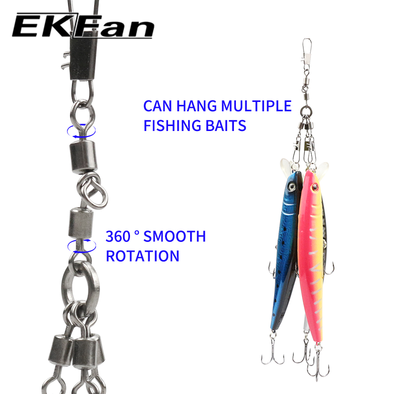 EKFan 5pcs Eight-shaped Ring C - Conventional Reel reseña y precio