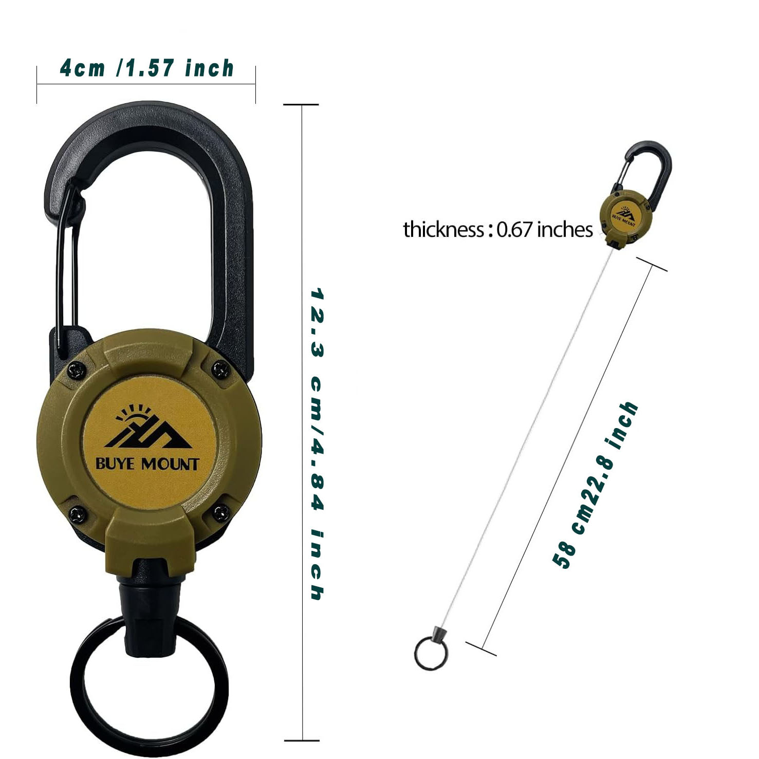 2-Pack Heavy Duty Retractable  - Conventional Reel reseña y precio