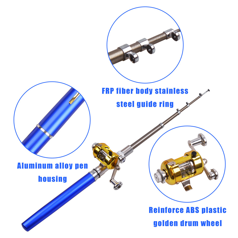 Mini ice fishing rod Combo wit - Ice Fishing Reel reseña y precio