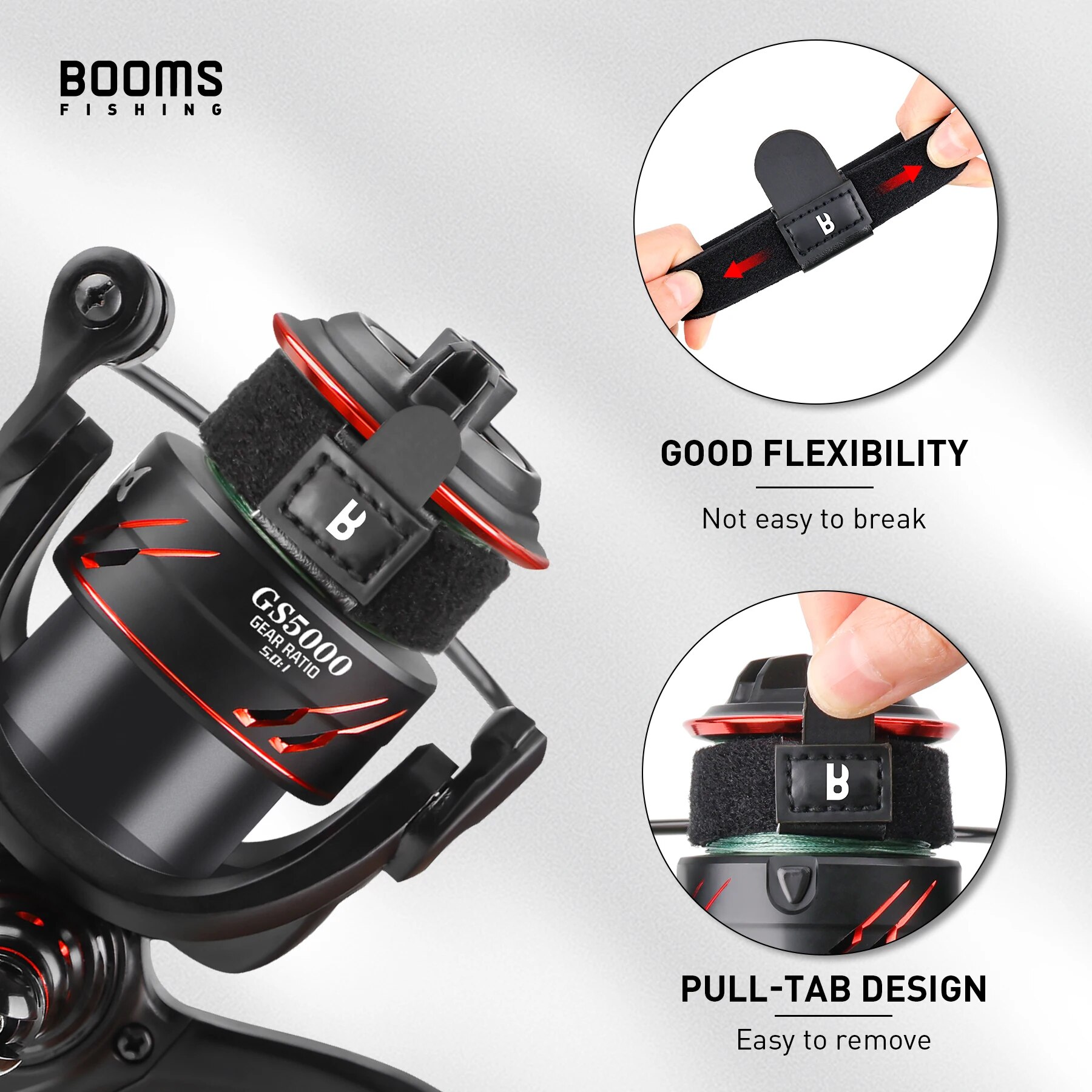 Booms Fishing SB1 4Pcs Spinnin - Reel Cover reseña y precio